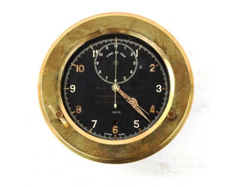 JAEGER - a Vintage British RAF aeronautical Spitfire-clock, ref. 6A/676, Mk IIIA, by S Smith & Sons Ltd of London, SR41, over