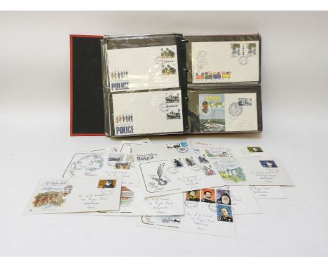 A large quantity of first day commemorative covers, Great Britain and Channel Islands