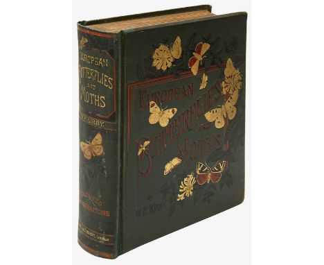 Kirby., William F. European Butterflies and MothsLondon, 1889, Cassell, 61 engraved plates of which 60 hand coloured with tis