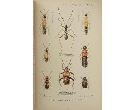 Entomologists Monthly Magazine Second Series Vols XIII-XX (38-45)London, Gurney &amp; Jackson, 1902-1908, illustrated with ch