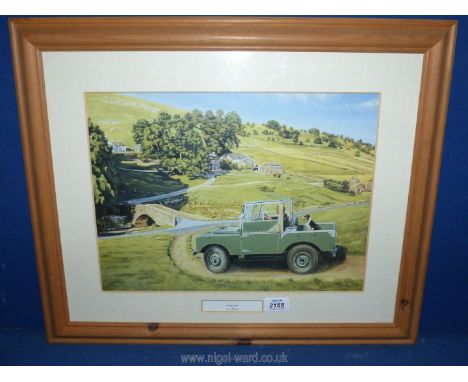 A framed and mounted Print by Trevor Mitchell titled 'Nearly Home', 23" x 19".