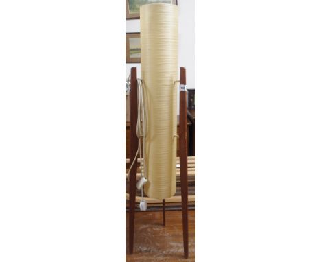 A mid Century rocket lamp Condition Report: Shade and teak supports good condition.