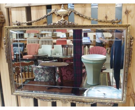 A gilt wall mirror, occasional table and a sofa table (3) Condition Report: Available upon request