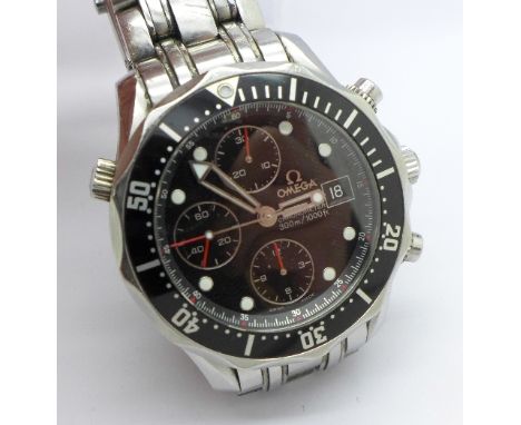 An Omega Seamaster Professional Chronometer, 300m/1000ft, stainless steel case and bracelet strap, automatic movement, windin