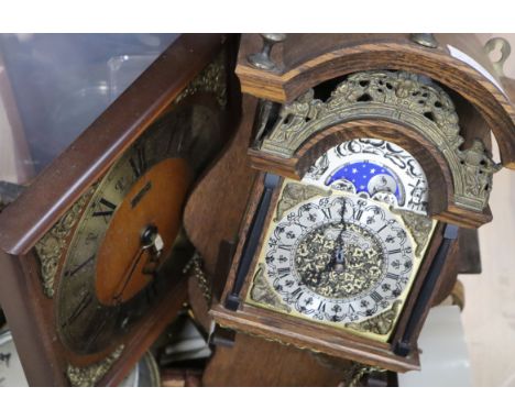 Assorted clocks, movements and scales