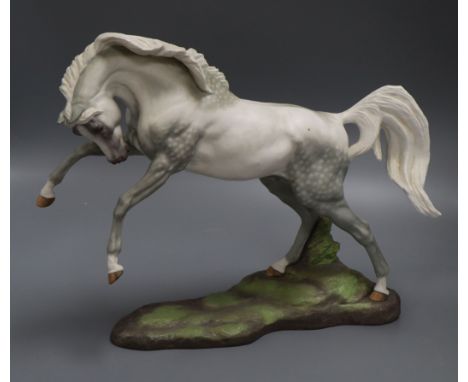 An Edward Marshall Boehm limited edition model of an Arabian Stallion, with framed certificate, No. 45/200