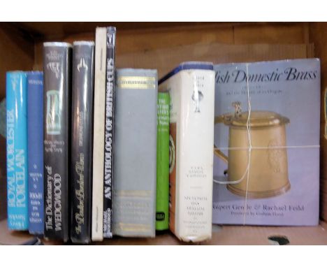 Desmond Eyles, "The Doulton Burslem Wares"; Henry Sandon "Royal Worcester Porcelain", and other Antiques Reference Books.