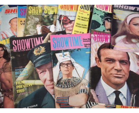 Entertainment Magazines, Showtime Film Monthly, 17 copies (Nov 1964) (Jan, Mar, May, Jul, Sep, Oct, Dec 1965) (Jan, Mar, Apr,