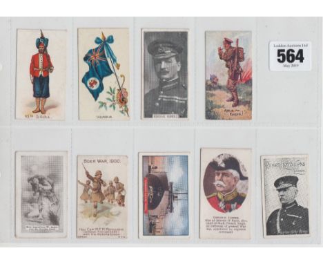 Cigarette cards, a collection of 9 scarce military type cards, Martin's 'Arf A Mo Kaiser !', V.C. Heroes (1), Charlesworth &a