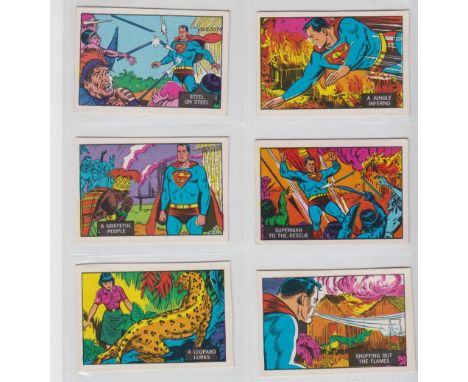 Trade Cards, A&amp;BC Gum, Superman in the Jungle (set, 66 cards) (gd)