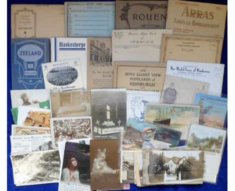 Postcards, Thematic inc. Advertising, a mixed selection of approx. 50 cards (plus booklets) inc. Maritime Exposition, Shippin