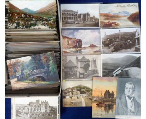 Postcards, a collection of approx. 500, mainly UK, topographical cards inc. Somerset, Derbyshire, Cornwall &amp; Scotland, a 
