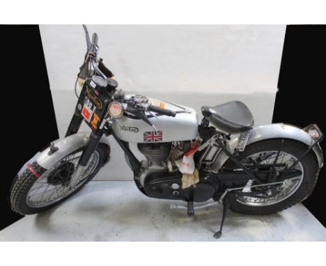 A vintage Norton 500cc 500T two-wheel motorcycle, frame number 44916, engine number W86680, registration SSK548 and a vintage