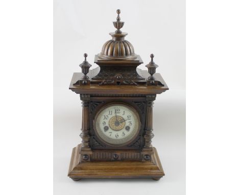 An early 20th century 'Greenwich' German clock, number 19505 manufactured in Würtenberg specially for W.E. Watts Nottingham, 