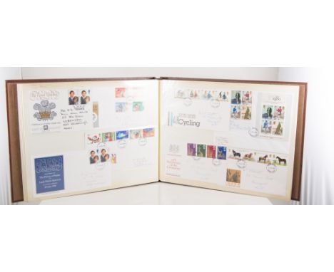 Stamps: Albums of loose stamps, together with three albums of First Day Covers.