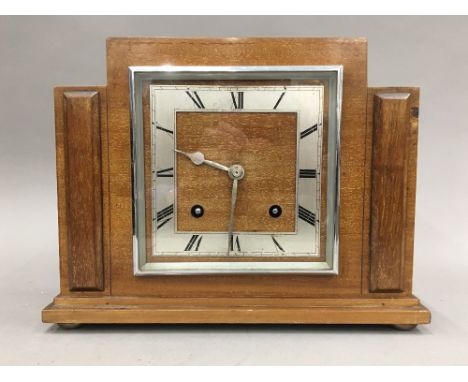 An Art Deco mantle clock