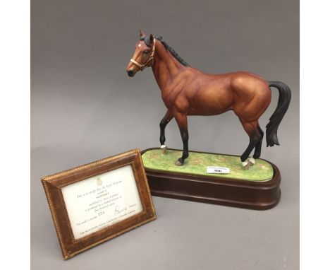 A Royal Worcester model of Nijinsky with certificate