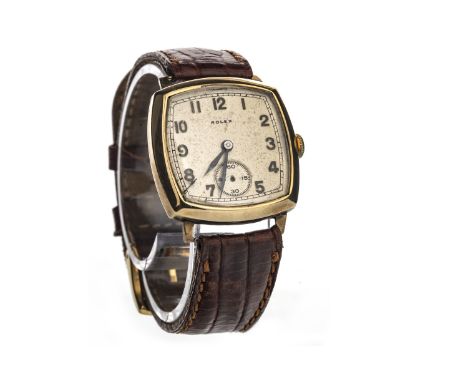 GENTLEMAN'S ROLEX NINE CARAT GOLD MANUAL WIND WRIST WATCH, 1935 from serial number, signed Rolex 15 jewel Superbalance moveme
