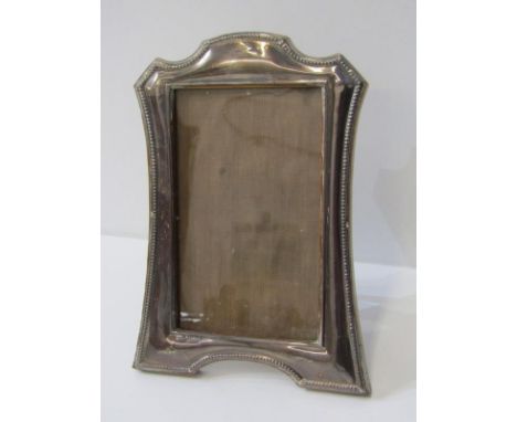SILVER FRAMED EASEL MIRROR, 19cm height, Birmingham 1918General signs of wear associated with use. 2 dents to the top of the 