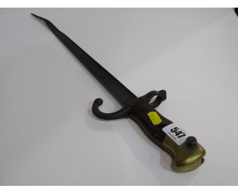 19TH CENTURY FRENCH BAYONET, St Etienne model 