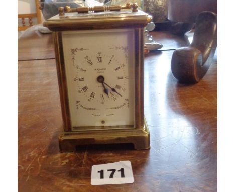 French brass carriage clock