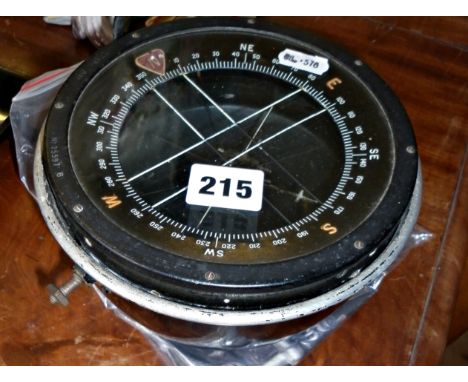 WW2 Lancaster cockpit compass Type P.10, No. 25597