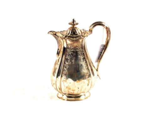 A Silver coffee pot, Sheffield 1907