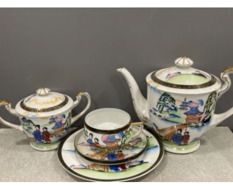 18 piece Japanese style tea service