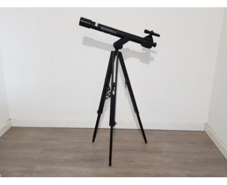 Bushnell 345 telescope on stand.