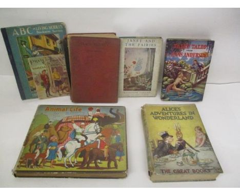 Two early to mid 20th century Children's pop up books - the ABC in Living Models Bookano Series, n.d. seven double pages colo