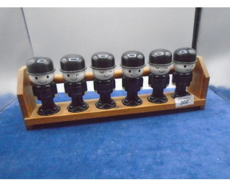 Vintage Spillers Homepride flour spice containers and spice rack