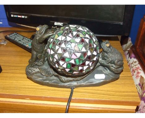 Tiffany Style Frog Light