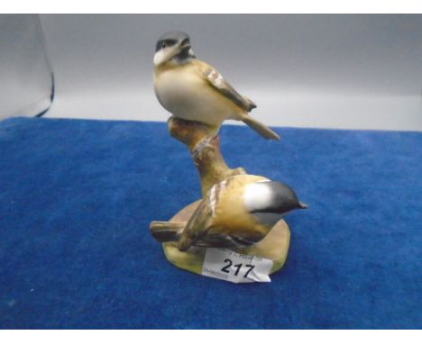 Royal Worcester Coal Tits 3376