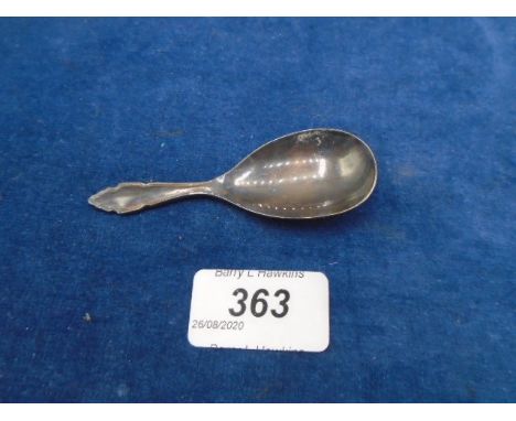 Silverplate caddy Spoon, 15g