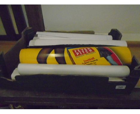 Box of mainly movie posters to include Fever Pitch, Portrait of a Lady, Made In America, Liar Liar, Drop Dead Gorgeous, Cruel