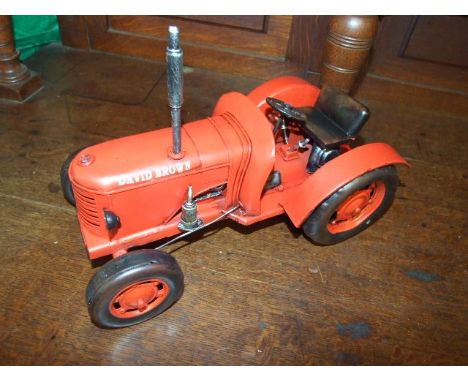 David Brown Metal Tractor 13 inches long