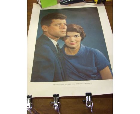 Hunting Print 14 x 19 1/2 inches , Nude 18 1/2 x 26 1/2 &amp; Kennedy 17 x 22 inches