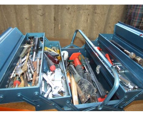Cantilever Tool Box &amp; Contents &amp; Cordless Screwdriver