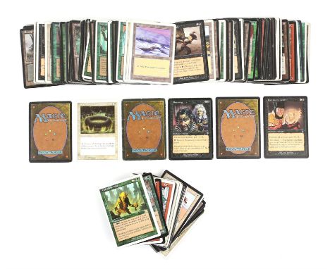 Magic The Gathering. Large collection of loose Magic The Gathering cards. Poor condition. 