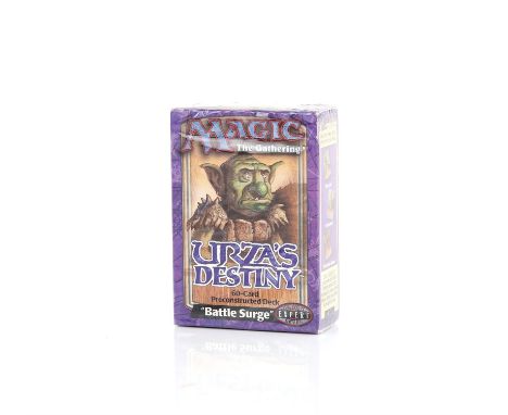 Wizards of the Coast. Magic The Gathering. Urza's Destiny 'Battle Surge' theme deck, sealed in original packaging. The vendor