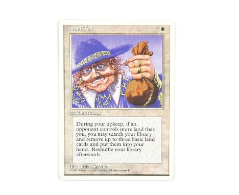 Magic The Gathering. Land Tax card. 