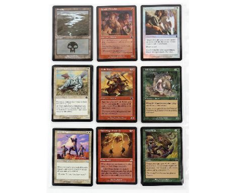 Nineteen Magic The Gathering Cards, including three euro land cards (19). The vendor formally worked for Wizards of the Coast
