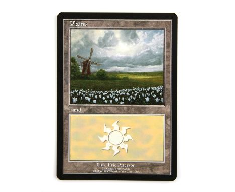 Magic The Gathering. Euro land card. Plains - Lowlands, Neatherlands, near mint. The vendor formally worked for Wizards of th