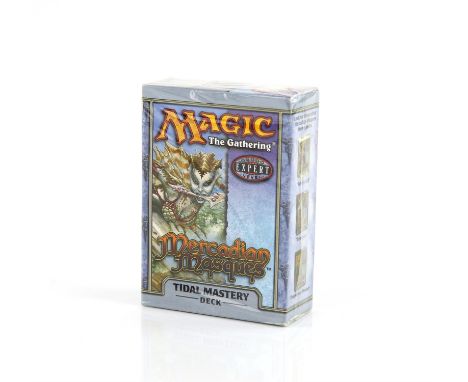 Wizards of the Coast. Magic The Gathering. Mercadian Masques 'Tidal Mastery' theme deck, sealed in original packaging. The ve