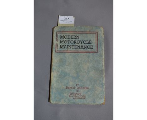 Vintage Book Motorcycle Maintenance - First Edition