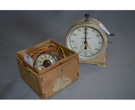 Smith Timer Clock and Jaeger 12V Car Clock 