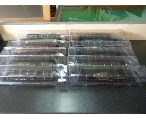 Collection Twelve Model Train Engines 