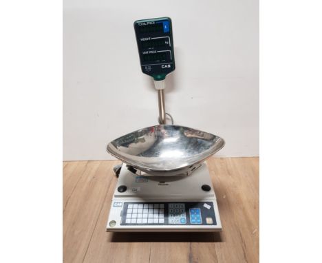 CAS DIGITAL RETAIL SCALES WITH TOWER DISPLAY