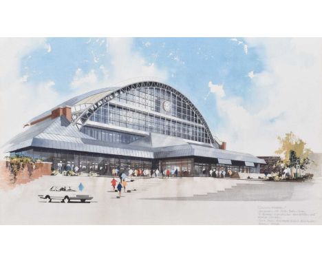D. Fricker (20th century) Designs for the Greater Manchester Exhibition Centre or G-Mex Centre, as part of the conversion fro
