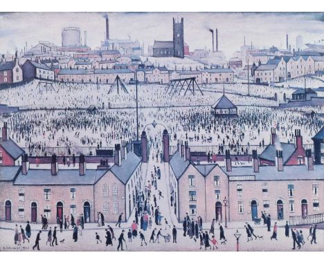 L.S. Lowry R.A. (British 1887-1976) "Britain at Play", signed in pencil in the margin, with Fine Art Trade Guild blind stamp,